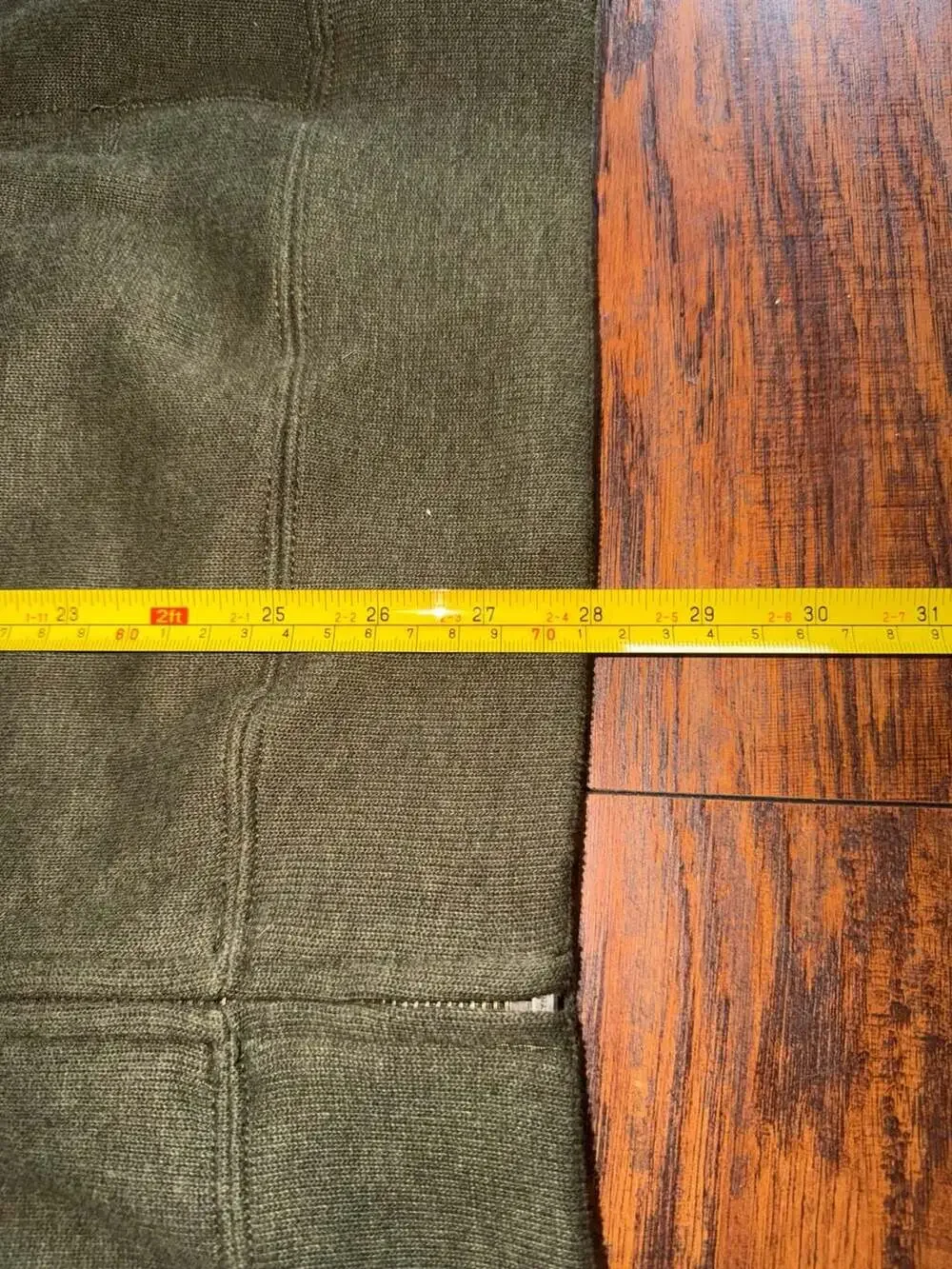 Polo Ralph Lauren Men's Olive Green Full-Zip Cotton Sweatshirt